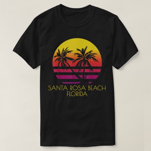 Santa Rosa Beach Florida  T-Shirt (Design vorne)