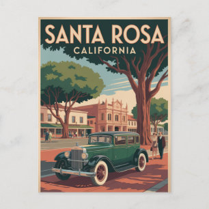 Santa Rosa California Postkarte