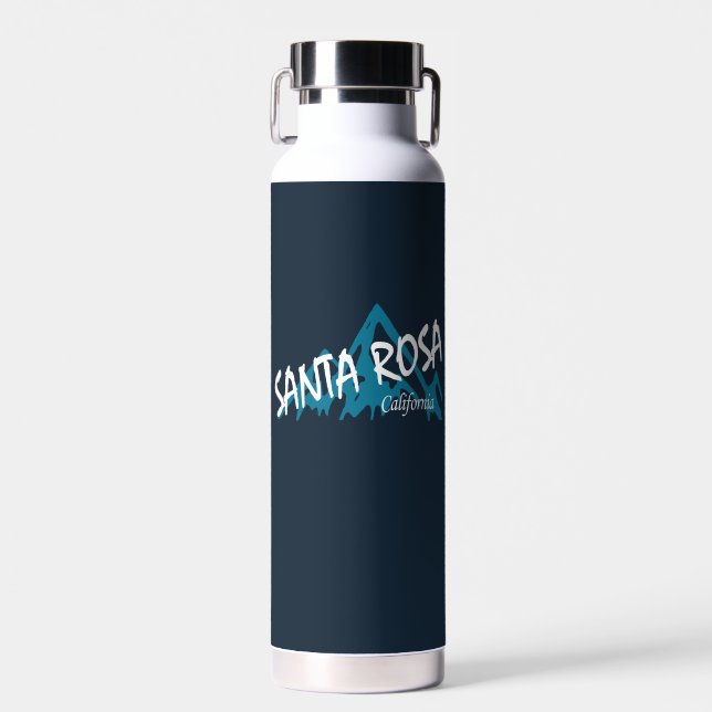 Santa Rosa California Trinkflasche (Vorne)