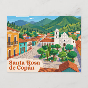 Santa Rosa de Copán Honduras Postkarte