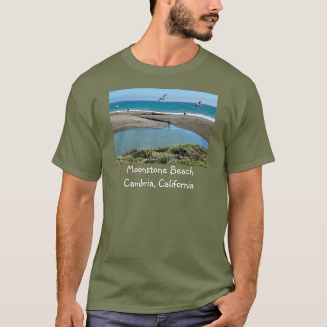 Santa Rosa Estuary, Moonstone Beach, Cambria, CA T-Shirt (Vorderseite)