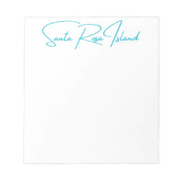 Santa Rosa Island Notepad Notizblock