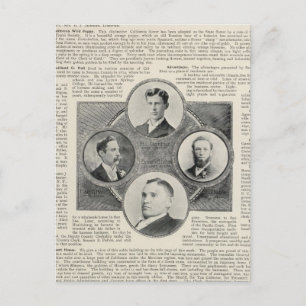 Santa Rosa, Kalifornien 3 Postkarte