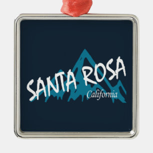 Santa Rosa Kalifornien Berge Ornament Aus Metall