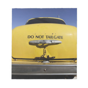 Santa Rosa, New Mexiko, Vereinigte Staaten. Altes Notizblock