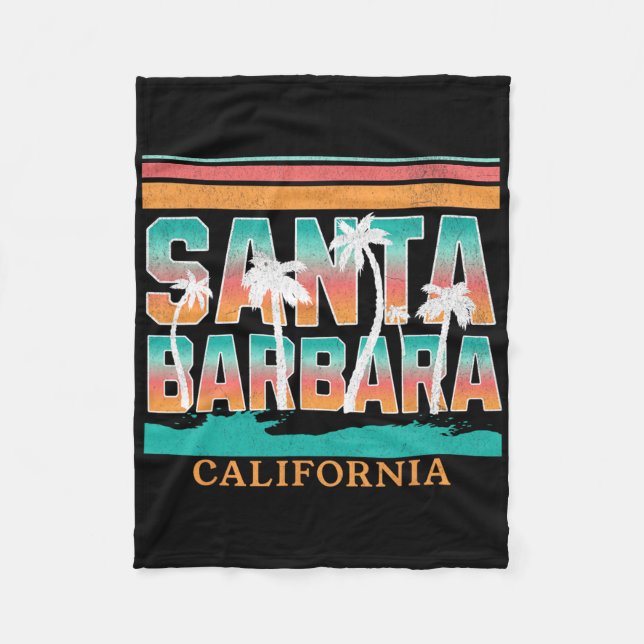 Santa Rra _1  Fleecedecke (Vorderseite)