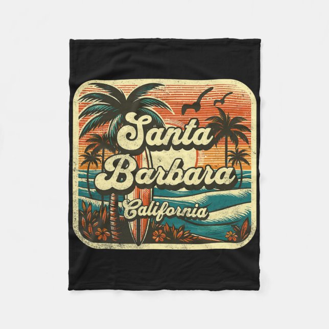 Santa Rra _4  Fleecedecke (Vorderseite)