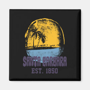 Santa Rra Kalifornien Retro Surfer Vintage Strand Magnet