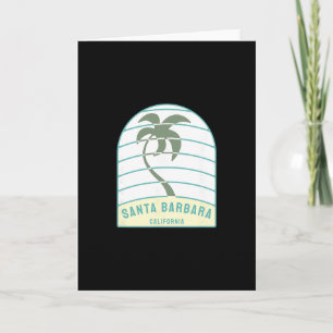 Santa Rra Strand Kalifornien Palme Ca Urlaub Karte