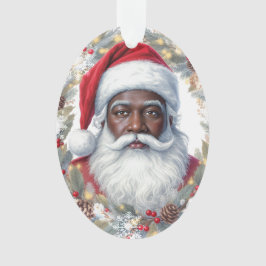 Santa Rücksendeetikett Ornament