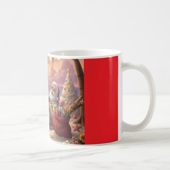 Santa’s Chill Vibes – Christmas on the Beach Kaffeetasse (Rechts)