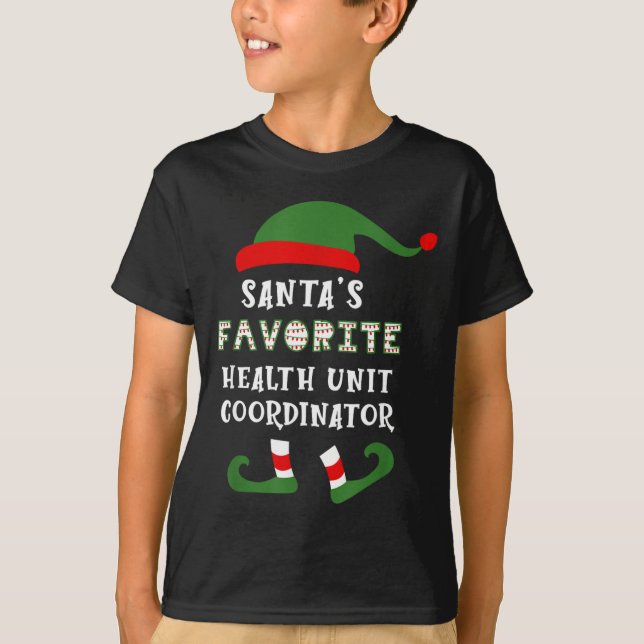 Santa S Favorite Huc Health Unit Coordinator Chris T-Shirt (Vorderseite)