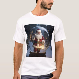 Santa’s Lantern – Snow Globe Christmas Magic T-Shirt