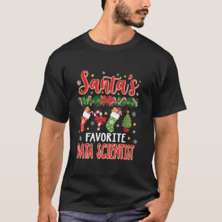 Santa s Lieblings Data Scientists Weihnachtsmannmü T-Shirt