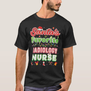 Santa s Lieblings Radiologie Heilige Weihnachtszei T-Shirt