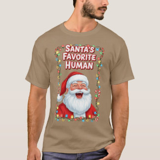 Santa’s Lieblingsmensch – Lustiges Weihnachts-T-Sh T-Shirt
