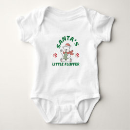 Santa’s Little Fluffer – Cute Christmas Character Baby Strampler