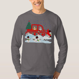 Santa’s Schneemann Pflug Patrol T-Shirt