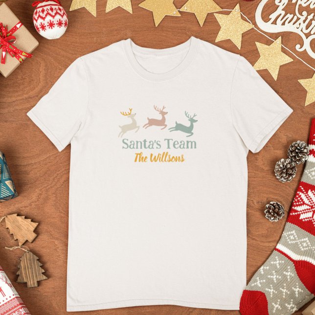 Santa’s Team | Matching Family Christmas T-Shirt (Von Creator hochgeladen)