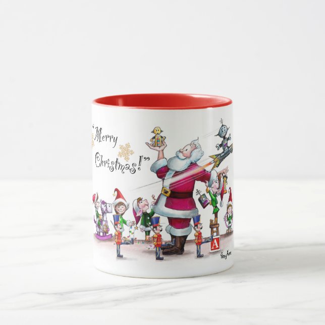 Santa’s Toy Shp Mug Tasse (Zentrum)