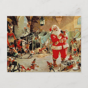 Santa"s Workshop Postkarte