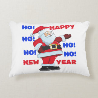 SANTA SAGT; GLÜCKLICH NEUES JAHR. HO! HO! HO! DEKOKISSEN