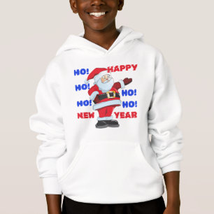 SANTA SAGT; GLÜCKLICH NEUES JAHR. HO! HO! HO! HOODIE