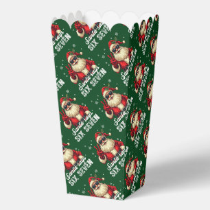 Santa sagt SIX SEVEN – Lustiges Weihnachts-Meme Geschenkschachtel