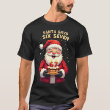 🎅Santa sagt Six Seven Meme – Lustiger Santa hält