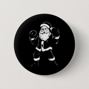 Santa Santa, Boxer Boxen Kickboxen Weihnachten Mar Button