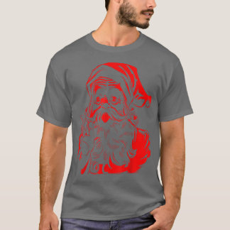 SANTA Santa Claus Weihnachtsfeiertag Retro T-Shirt