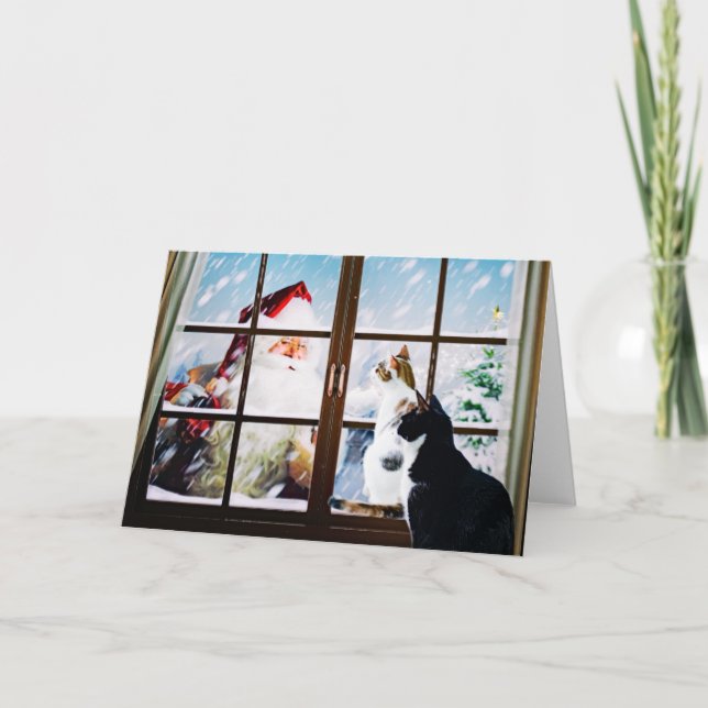 Santa Santa Santa Karte (Vorderseite)