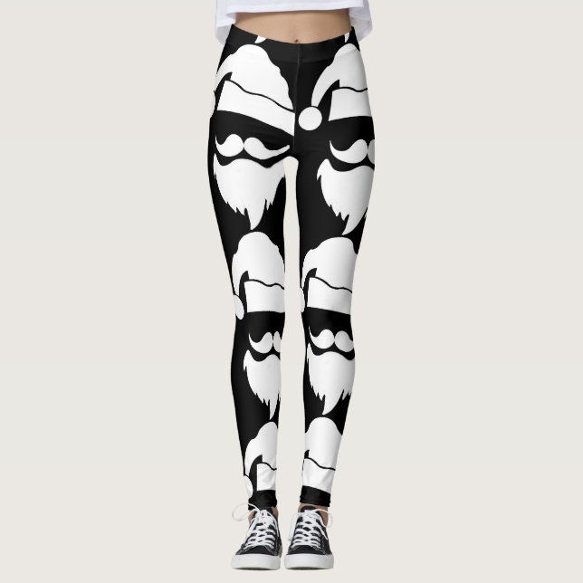 **SANTA SANTA UND SANTA** CHRISTMAS LEGGINGS (Vorderseite)