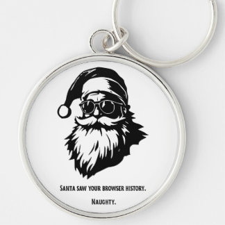 Santa saw your browser history - Keychain Schlüsselanhänger