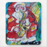 SANTA & SAX, CHRISTMAS-PARTY MOUSEPAD<br><div class="desc"></div>