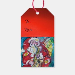 SANTA & SAX, WEIHNACHTSPARTY GESCHENKANHÄNGER