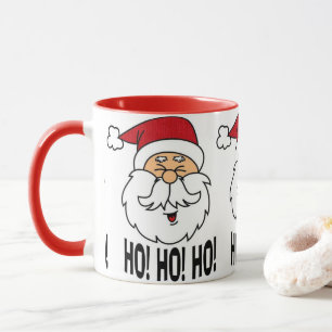 **SANTA SAYS HO HO HO** FUN CHRISTMAS TASSE