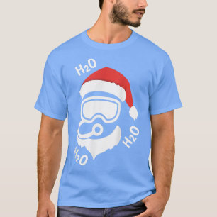 Santa Scuba Diving Men Weihnachtsfest T-Shirt