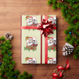 Santa Selfie Holiday Geschenkpapier