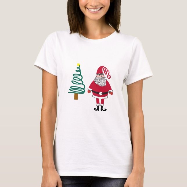 Santa-Shirt T-Shirt (Vorderseite)