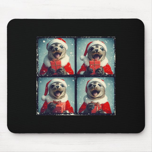 Santa Siegel Ocean Animal Fotografy Sea Lion Chris Mousepad (Vorne)
