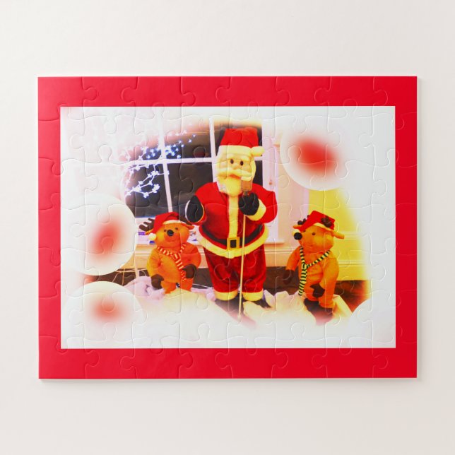 Santa singend puzzle (Horizontal)