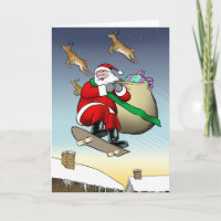 Santa Skateboard