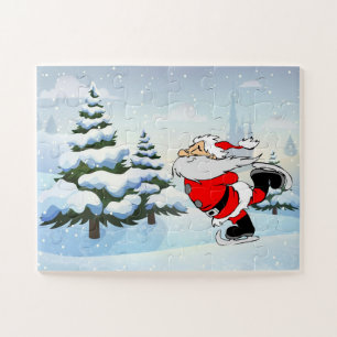 Santa Skatet Am Nordpol Puzzle