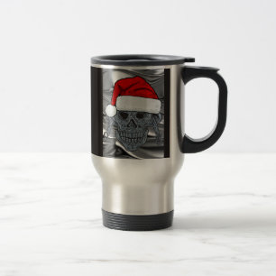 Santa Skeleton Reisebecher