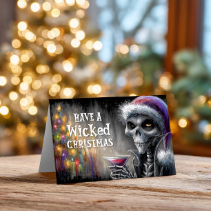 Santa Skelett Weihnachten