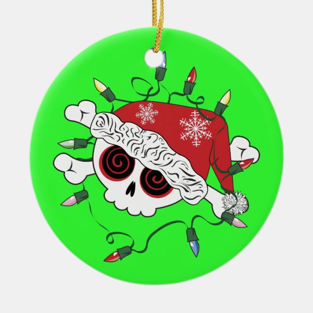 Santa Skin Keramikornament (Vorne)