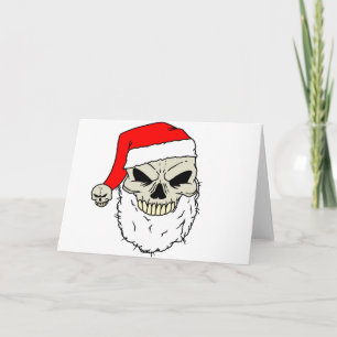 Santa Skull Feiertagskarte
