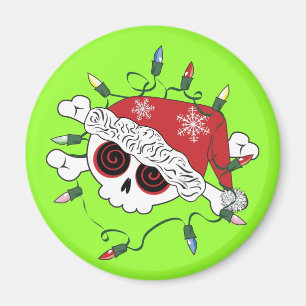 Santa Skull Magnet