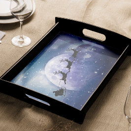 Santa Sleigh | Fantasy Galaxy Weihnachtsabend Himm Seidenpapier